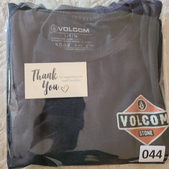 Volcom Men's size Large tee dark gray - Picture 9 of 9